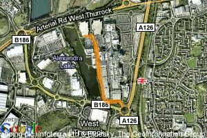 Lakeside Triathlon - Run Map