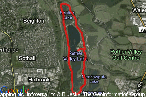 Sprint Triathlon - Run Map