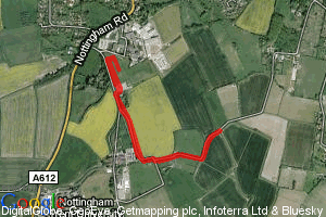 Southwell Triathlon - Run Map
