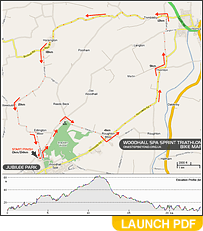 Woodhall Spa Triathlon - Bike Map